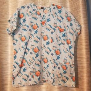 Marilyn Monroe scrub top